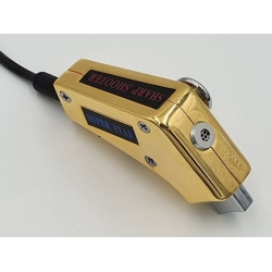 Unikatowy mikrofon Super Star GOLD 007   wtyk 6pin / zasilanie 6V  WZMOCNIENIE PRESIDENT
